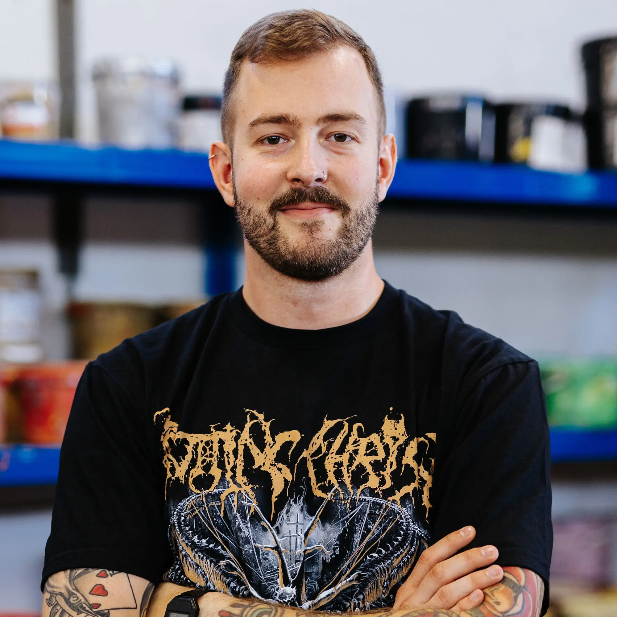Lovász Mátyás, Production Director at Real Pimp merchandise workshop in Budapest